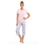 Pink cotton pajamas - Dani 3/4 - 3