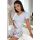 Women`s checkered pajamas - Dani short gray