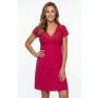Sleeve Nightdress - Elena Wine - 3