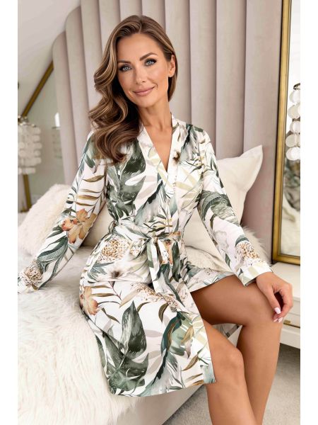 Elegant floral nightgown - Olivia