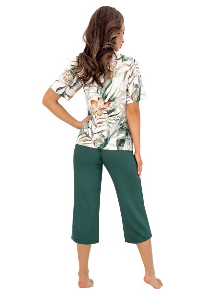 Elegant viscose pajamas - Olivia 3/4 - 4