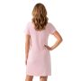 Pink Nightdress with Lace - Damaris Powder Pink - 4