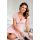 Pink Nightdress with Lace - Damaris Powder Pink