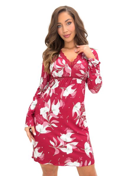 Long-Sleeved Nightdress - Brigitte II - 2