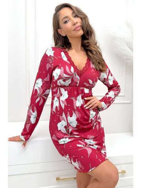 Long-Sleeved Nightdress - Brigitte II