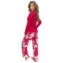 Elegant women`s long-sleeved pajamas - Brigitte Long - 3