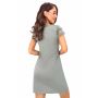 Green Nightdress with Lace - Ramona Olive - 4