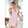 Lace nightdress - Ramona powder pink