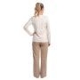 Beige Women`s Long-Sleeve Pajamas - Adore Long Beige - 4