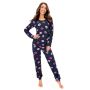 Women`s Long-Sleeved Pajamas - Kiss Long - 3