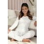 Women`s Heart-Print Pajamas - Love Long - 2