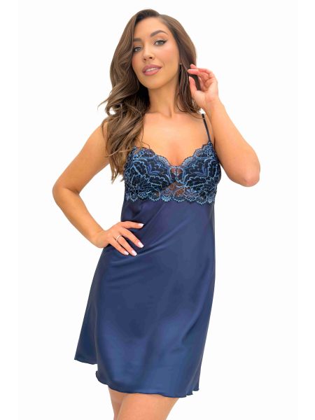 Mela nightdress dark blue - 2