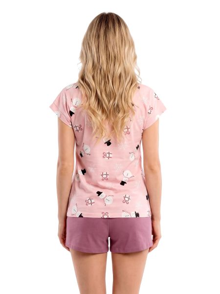 Snowman Shorts Plum - 3