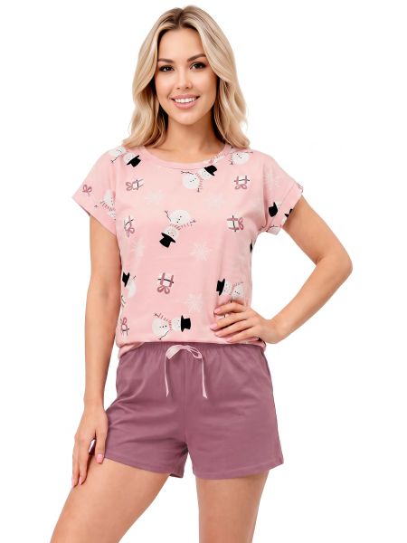 Snowman Shorts Plum - 2