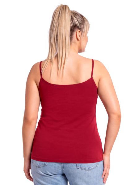 106 Burgundy Plus-Size T-Shirt - 3