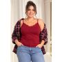 106 Burgundy Plus-Size T-Shirt - 2