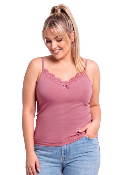 106 Dark Pink Plus-Size T-Shirt