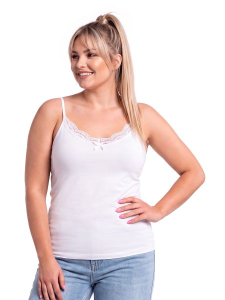 106 white plus-size T-shirt - 2