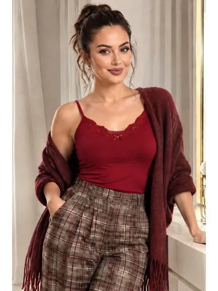 106 burgundy T-shirt