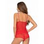 Ana red- babydoll + boxers - 3