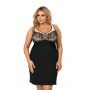Sarah black - plus size nightdress - 2