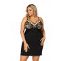 Sarah II black - plus size nightdress - 2