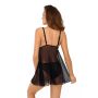 Emy black - nightdress + panties - 3