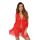 Emy red - nightgown + panties