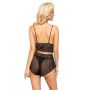 Lace bra and thong set - Natalie black - 3