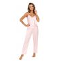 Tiffani pink - long satin pajamas - 2