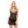 Black Kari - nightdress + lace panties