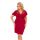 Doris burgundy plus size – nightdress