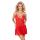 Sisi red - babydoll + string