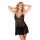 Sisi black - babydoll + string