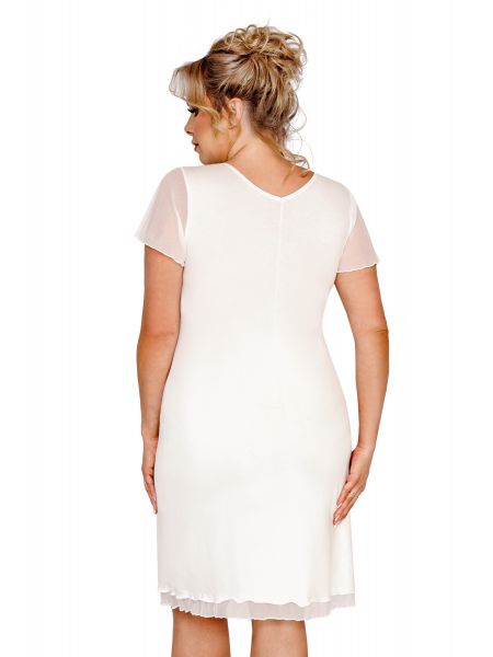 Ivana ecru plus size - nightdress - 2