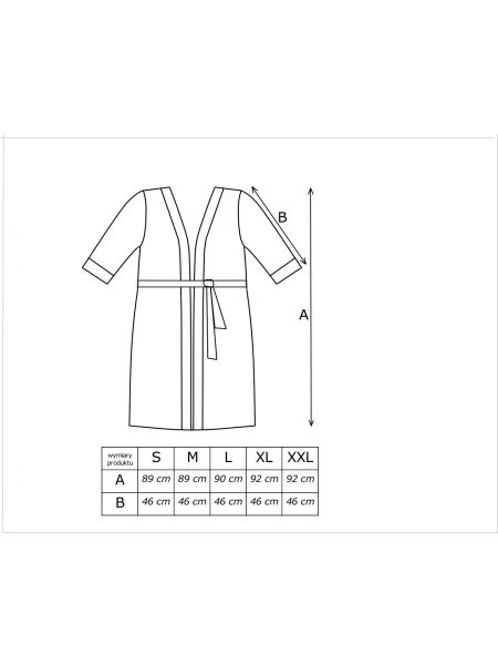Rosa - satin dressing gown - 4