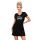 Cotton nightdress with frill - Pantera black