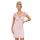 Elegant nightdress with lace - Ismena powder pink