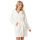 Women's winter dressing gown - 101 ecru