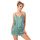Classic satin pajamas - Ella 1/2 light green