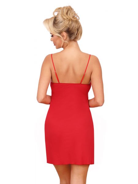 Sexy nightdress with lace - Janette red - 3
