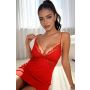 Sexy nightdress with lace - Janette red - 2