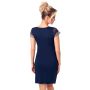 Dark blue nightdress with lace - Olimpia - 4